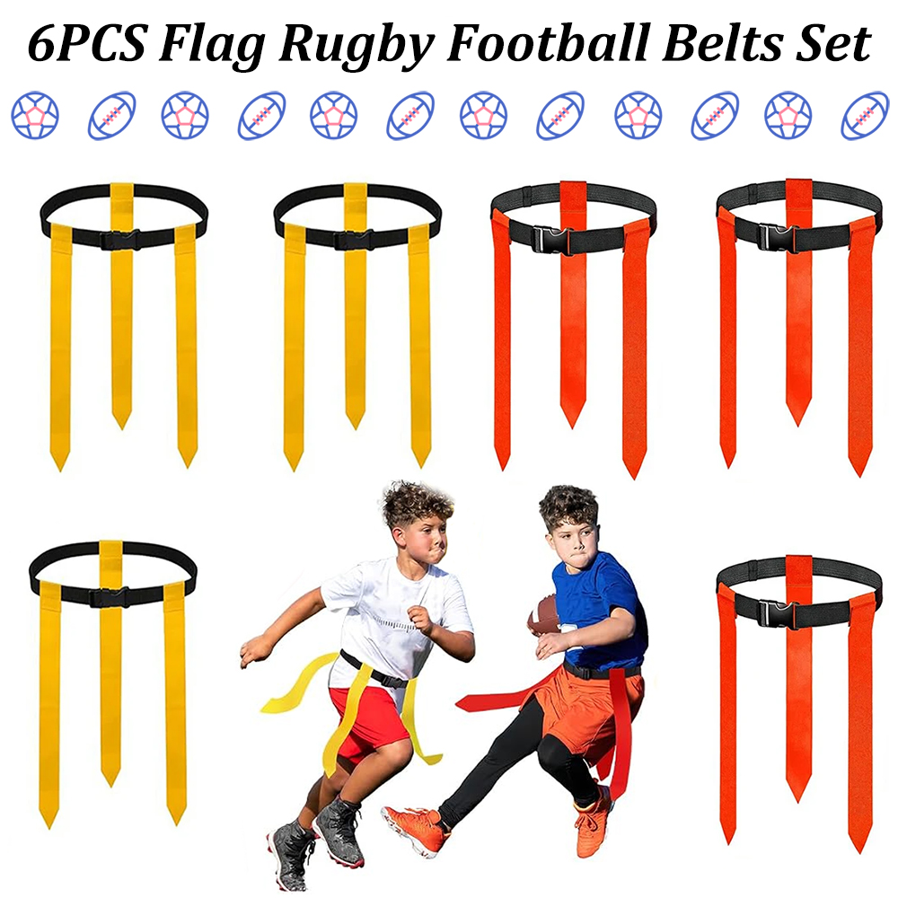6PCS Flag Football Belts Set A - Sports Equipment For Kids review and price