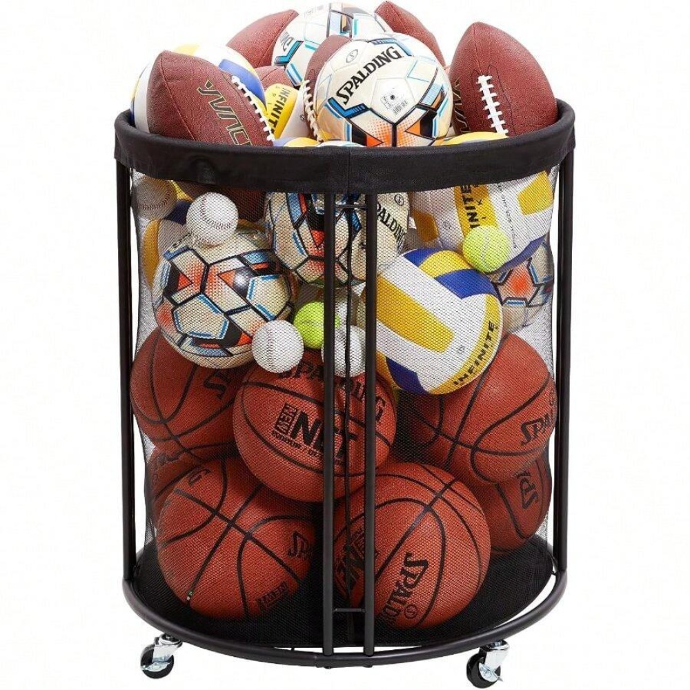 Heavy Duty Ball Storage Bin Ca - Sports Equipment Holder review and price