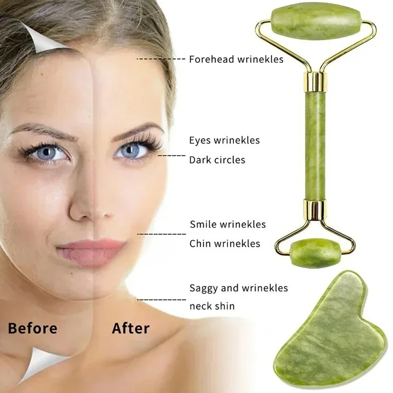 Natural jade roller massager,  - Lacrosse Stick Head review and price