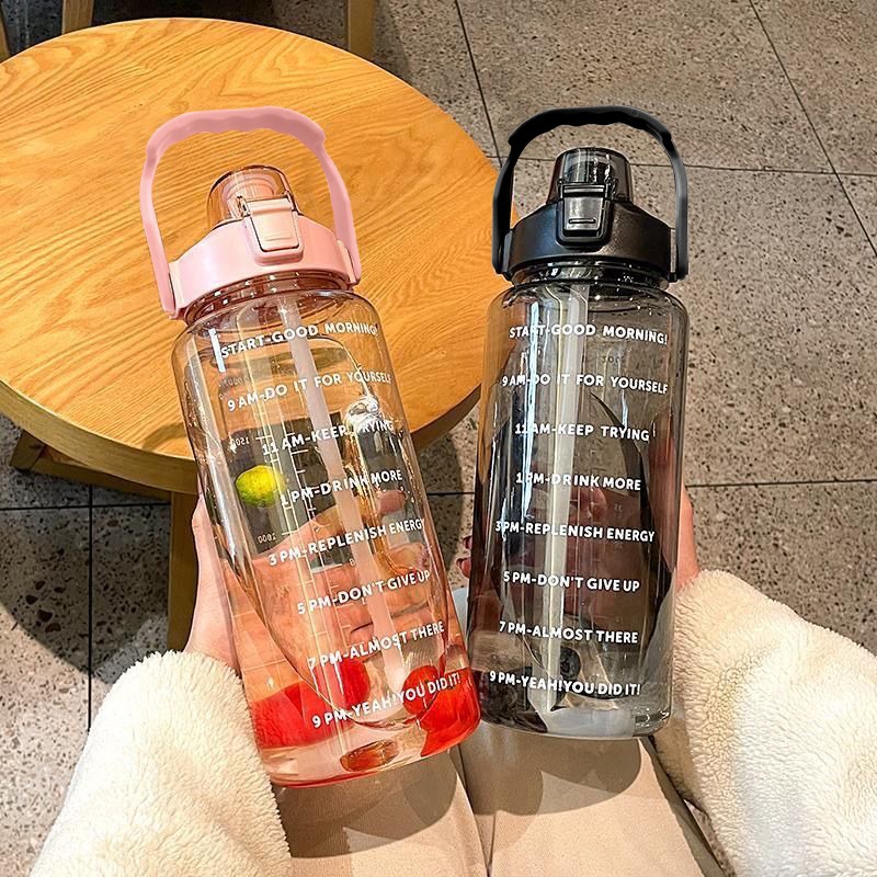 2 Liters Straw Plastic Water B - Sports Equipment Types review and price