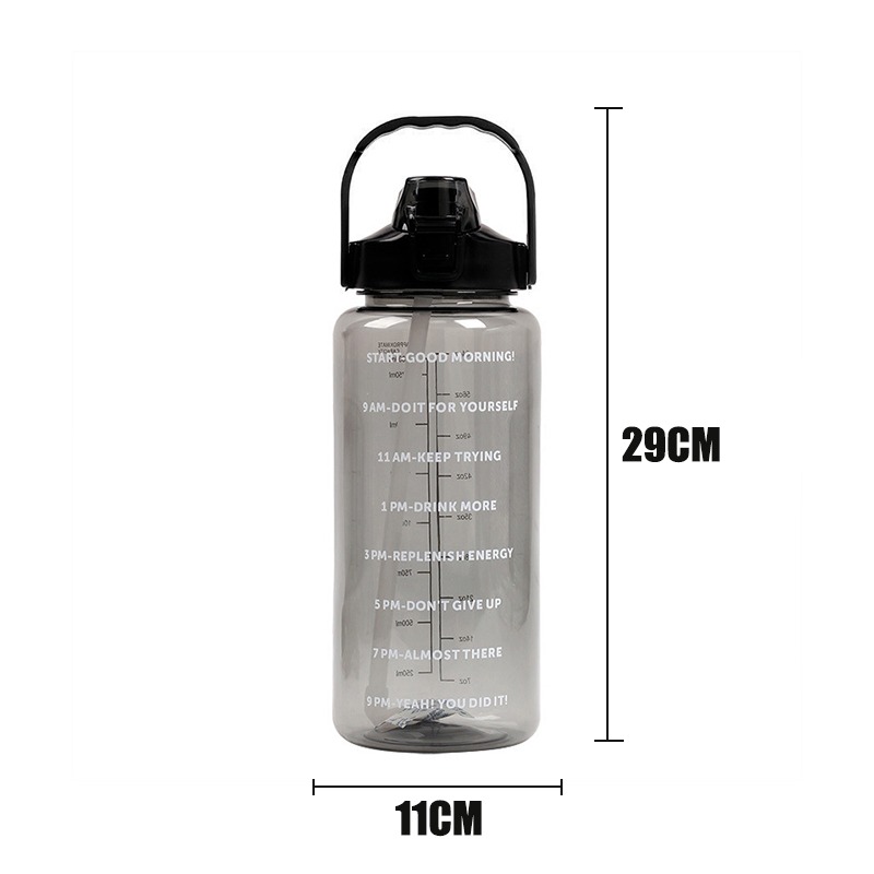 2 Liters Straw Plastic Water B - Sports Equipment Types review and price