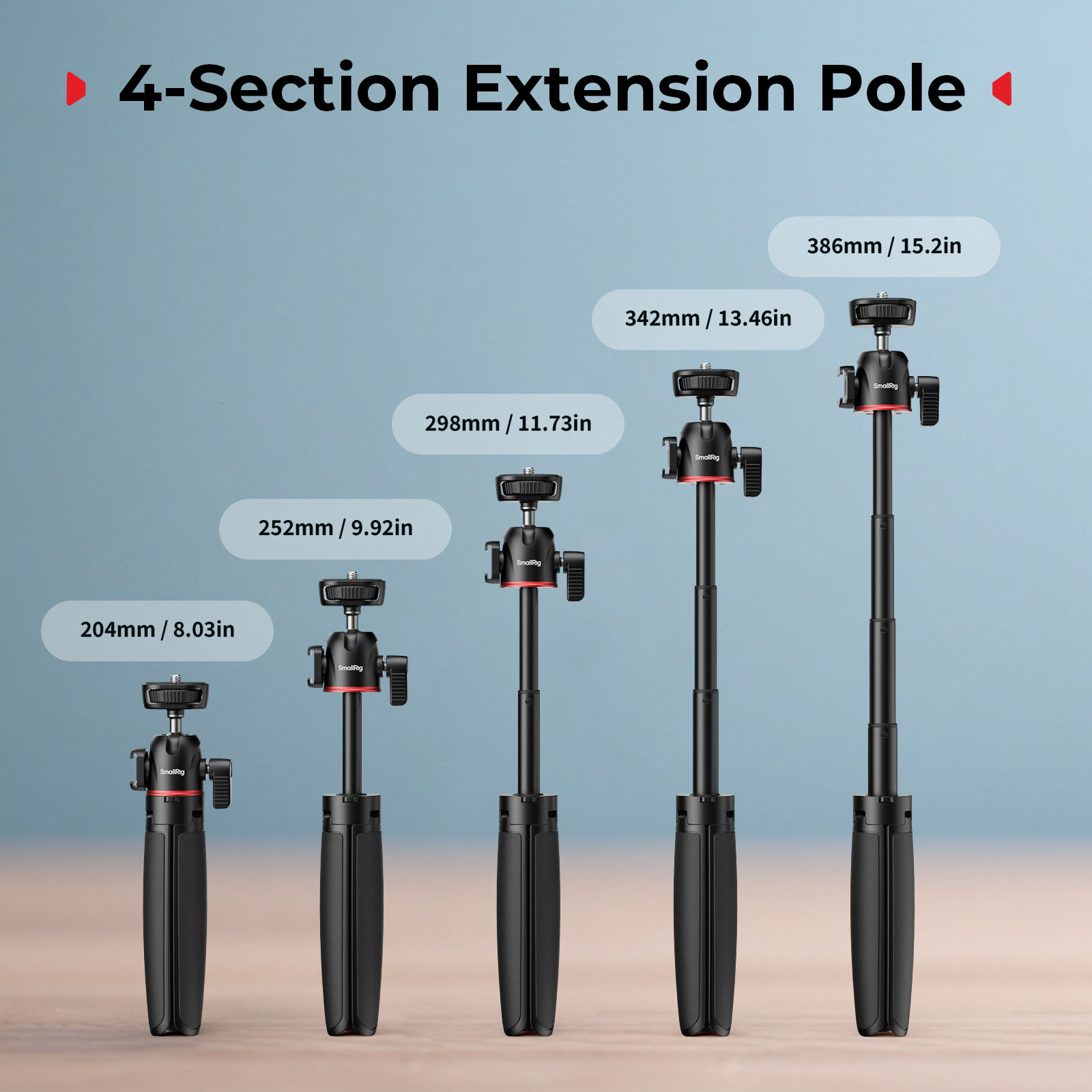 SmallRig VT-15 Vlog Tripod in  - Lacrosse Stick Head review and price