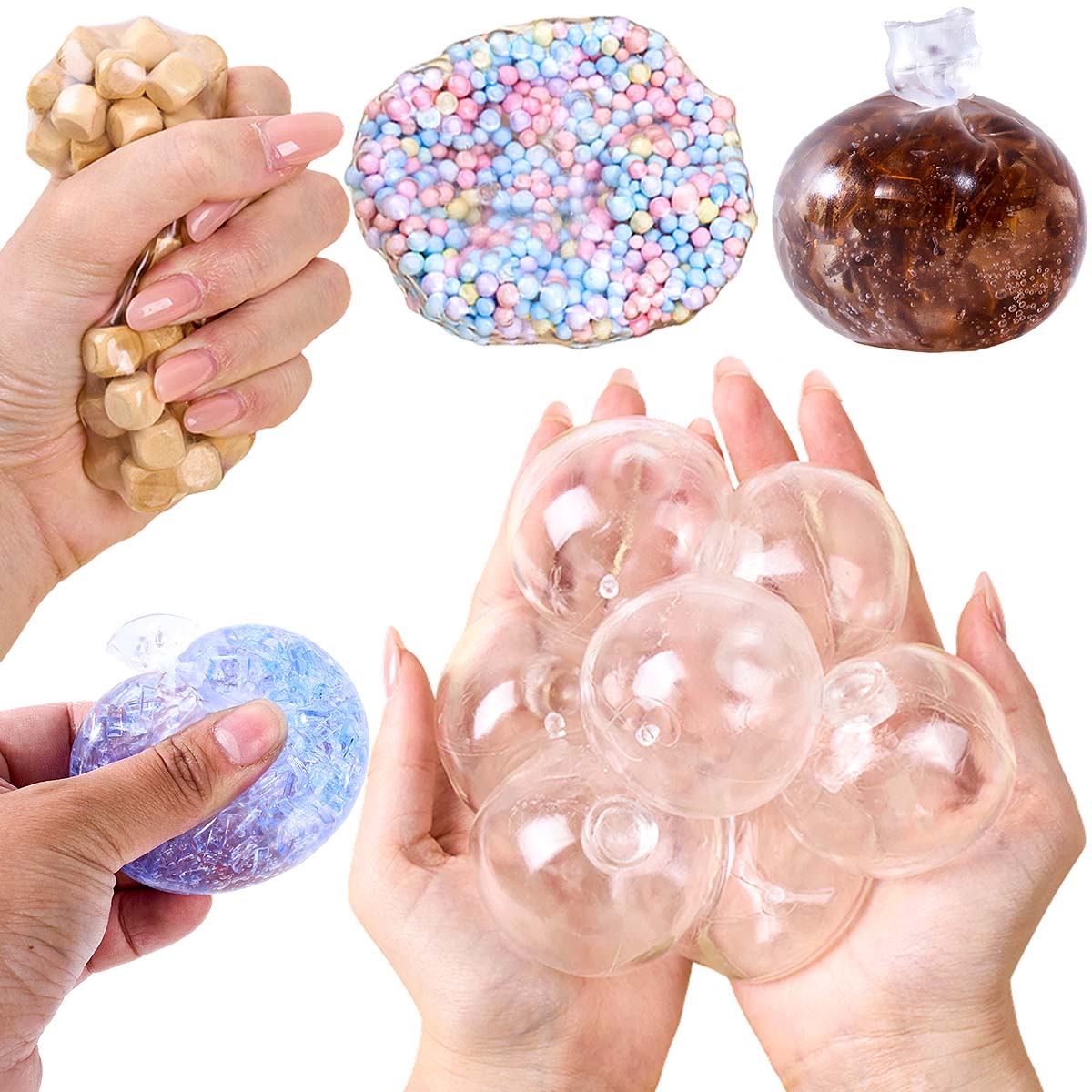 6Pcs Transparent Soft TPR Empt - Bocce Ball Set review and price