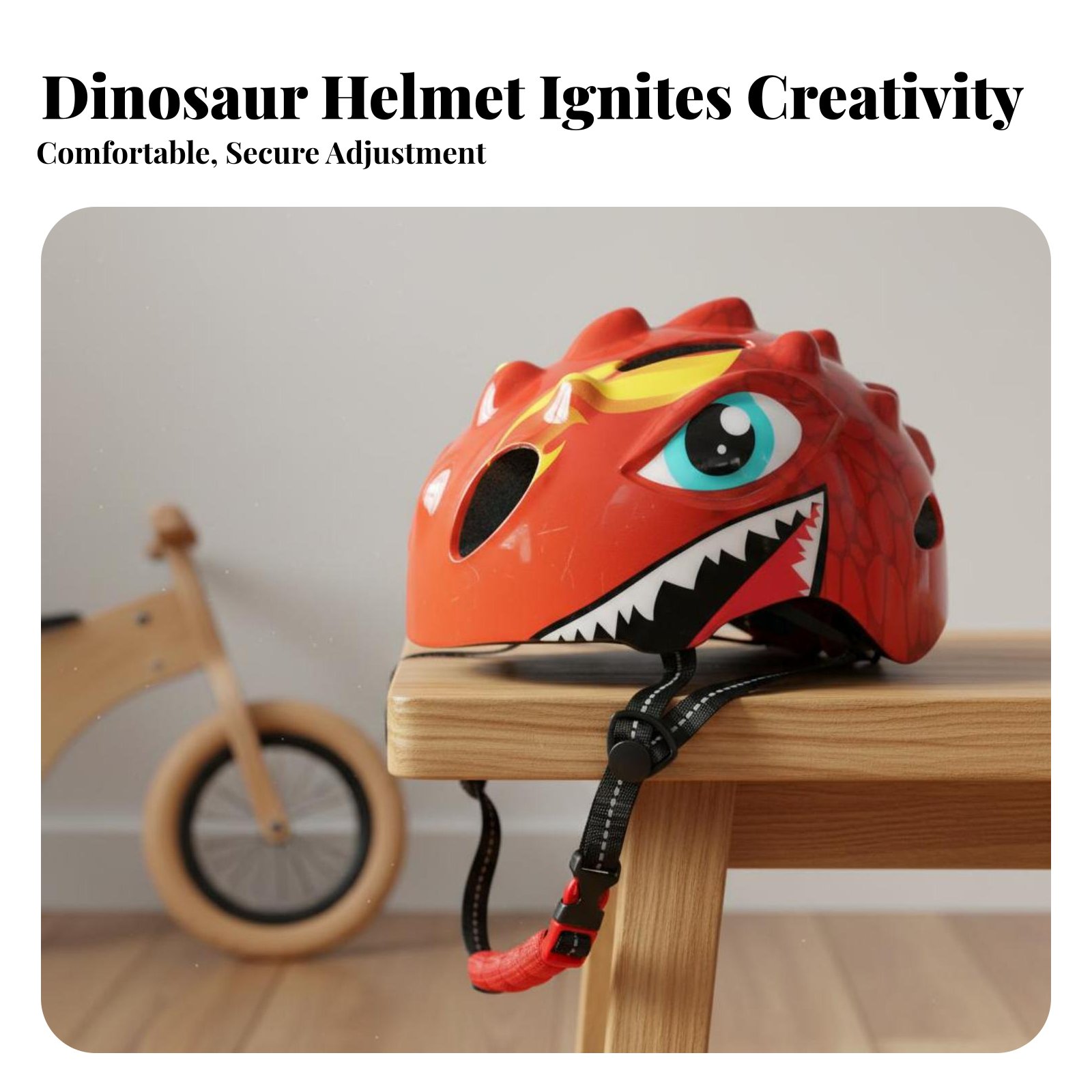 Cartoon Dinosaur Helmet Versat - Sports Equipment For Kids review and price