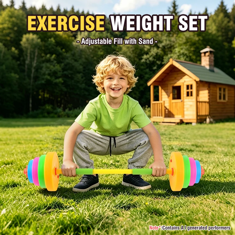 Adjustable Kids Dumbbell Barbe - Sports Equipment For Boys review and price