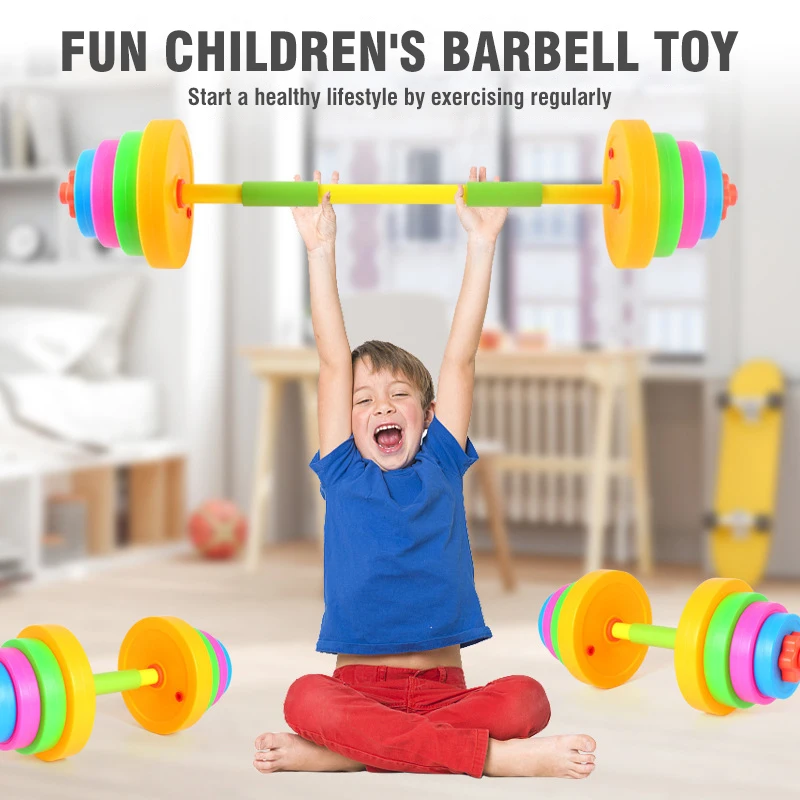 Adjustable Kids Dumbbell Barbe - Sports Equipment For Boys review and price