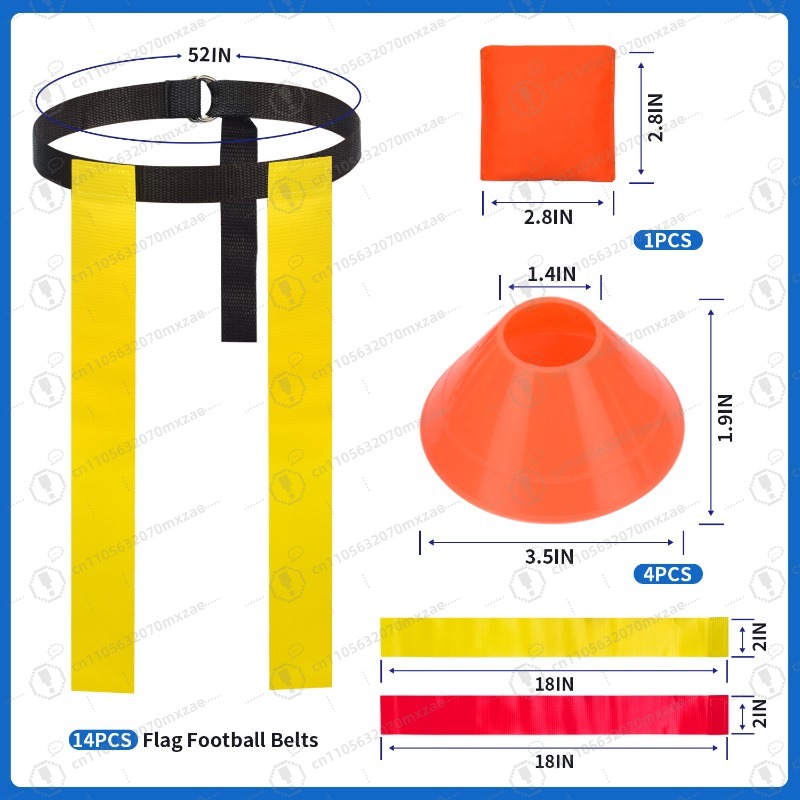 Flag Football Belts Set Americ - Sports Equipment For Kids review and price