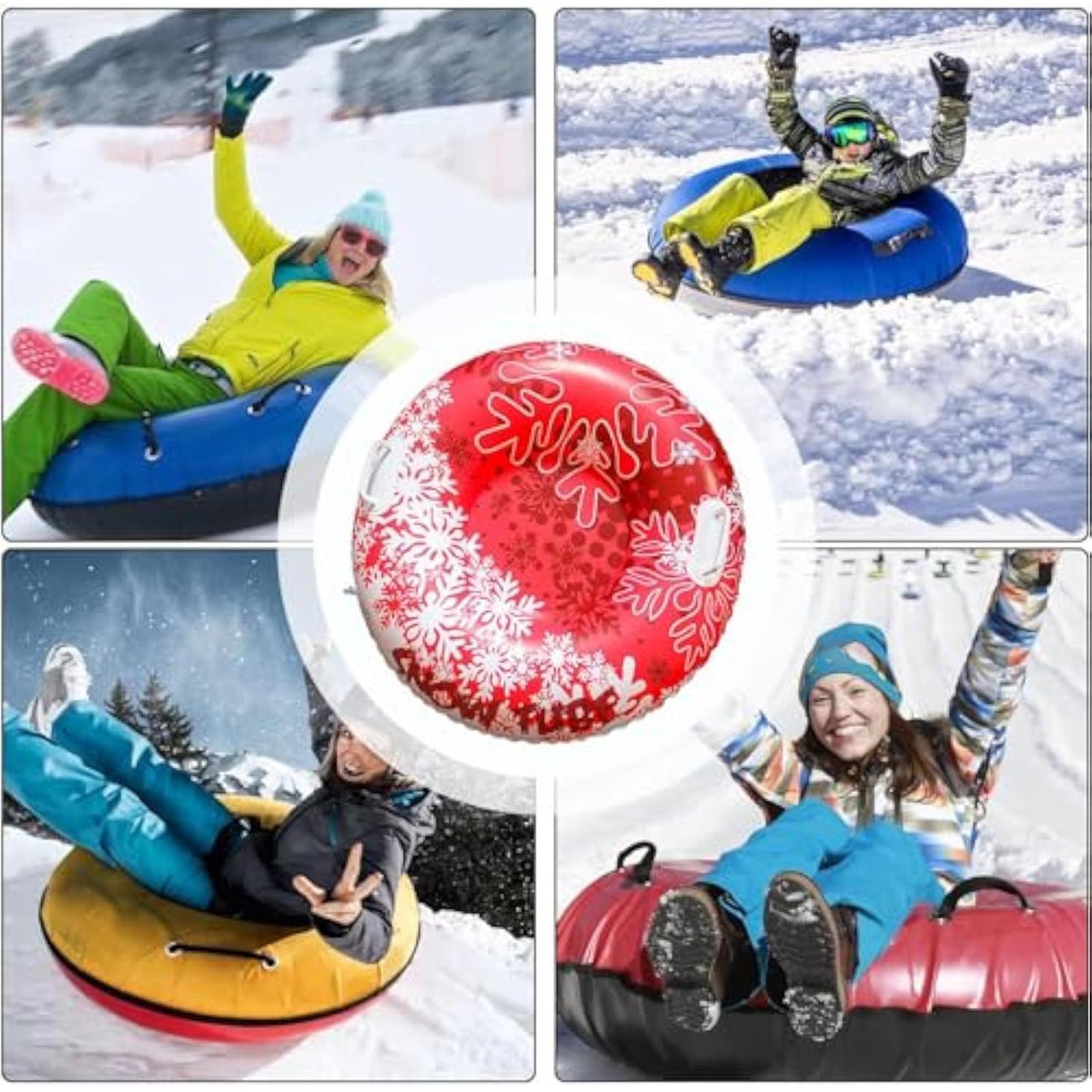 Inflatable Snow Tube, Thickene - Sports Equipment For Kids review and price